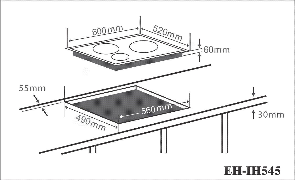 Bếp từ Chefs EH-IH545 Lap dat chefs eh IH545 - Bếp từ Chefs EH-IH545