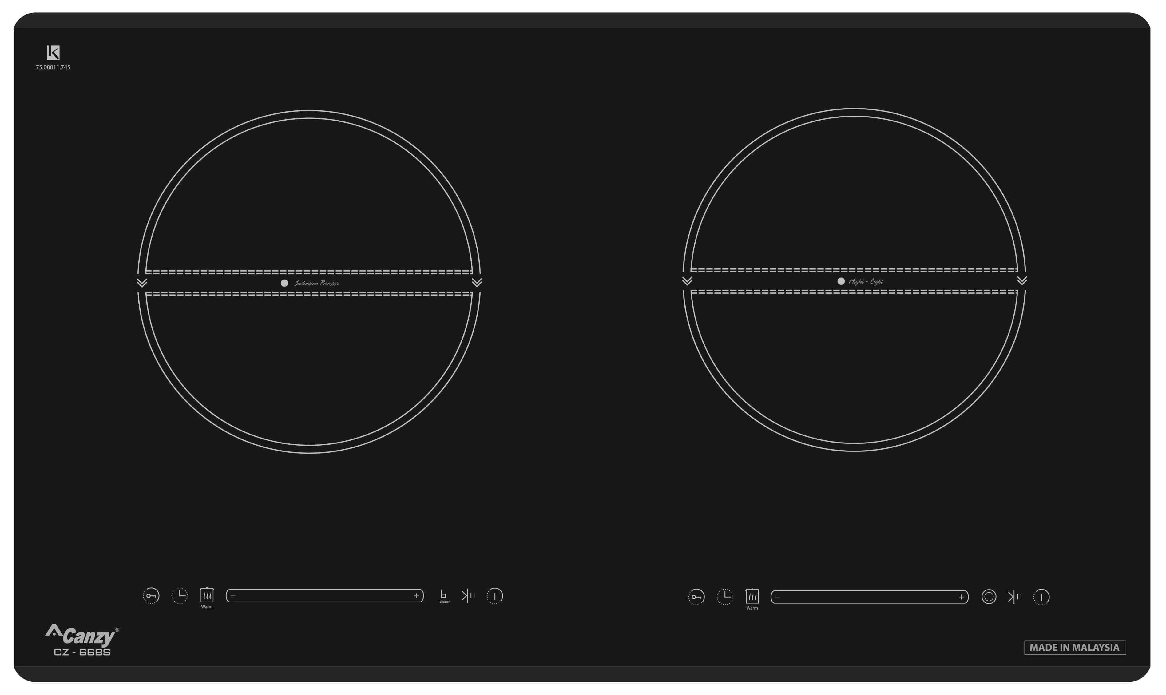 Bếp điện từ Canzy CZ-66BS