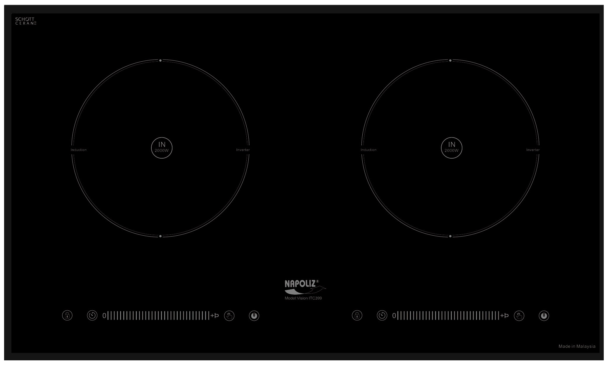 Bếp từ Napoliz Vision ITC399