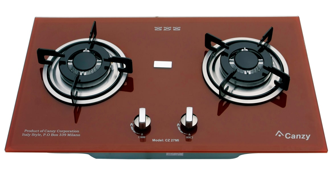 Bếp gas âm Canzy Cz-27mi Đỏ