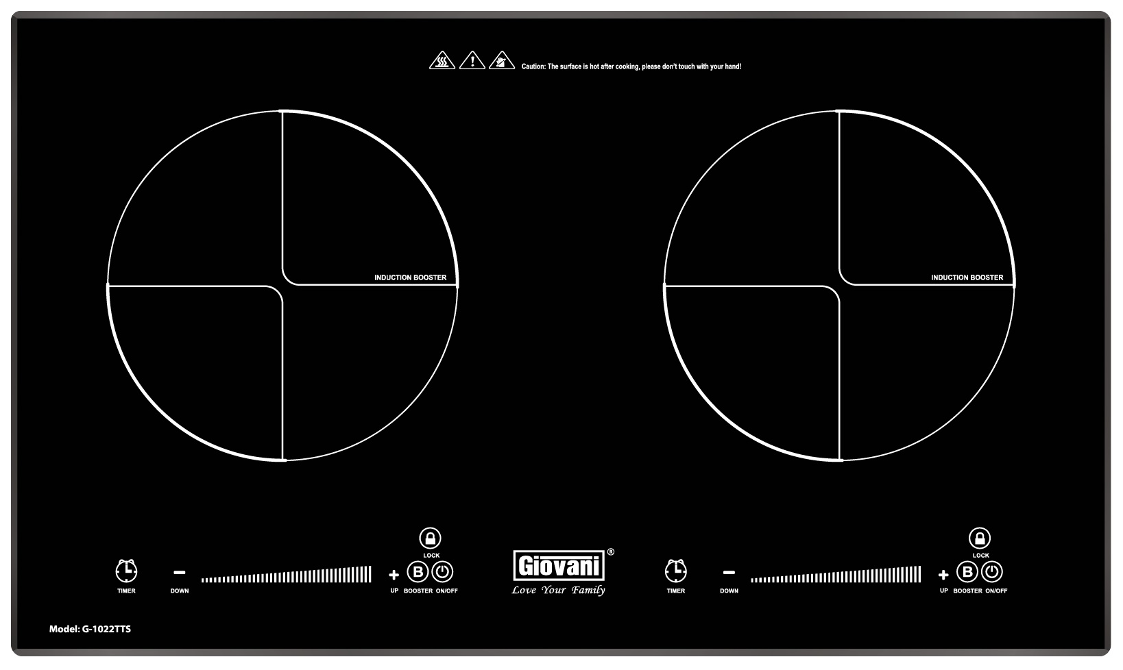 Bếp từ Giovani G-1022 TTS