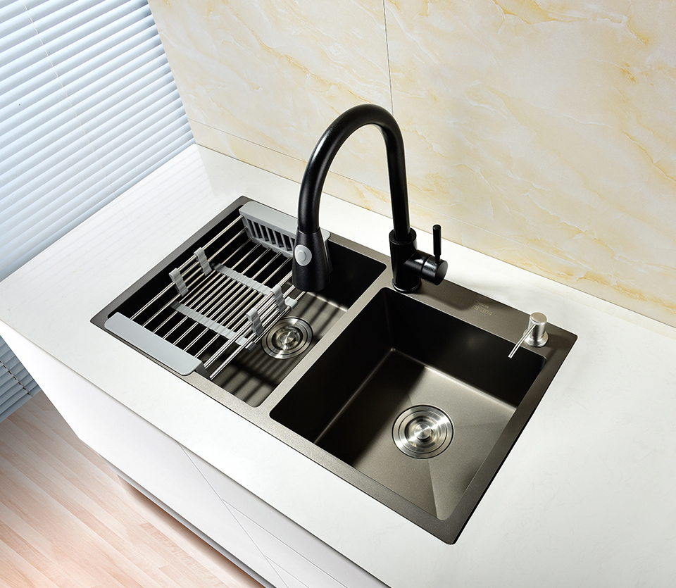 Chậu rửa Roslerer RL04-8245 Nano Lệch