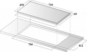kich thuoc bep eurosun eu t318 300x178 - Bếp từ Eurosun EU-T318 - Tặng hút mùi + bộ nồi