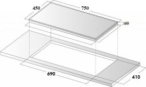 kich thuoc bep eurosun eu t895g 300x178 - Bếp từ Eurosun EU-T895G - Tặng hút mùi + bộ nồi